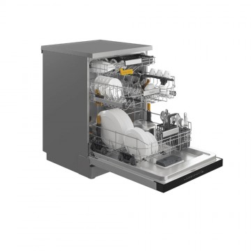 Whirlpool W8F HS61 X Ελεύθερο Πλυντήριο Πιάτων για 15 Σερβίτσια Π60xY85εκ. Inox